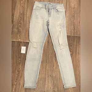 Refuge distressed skinny jeans